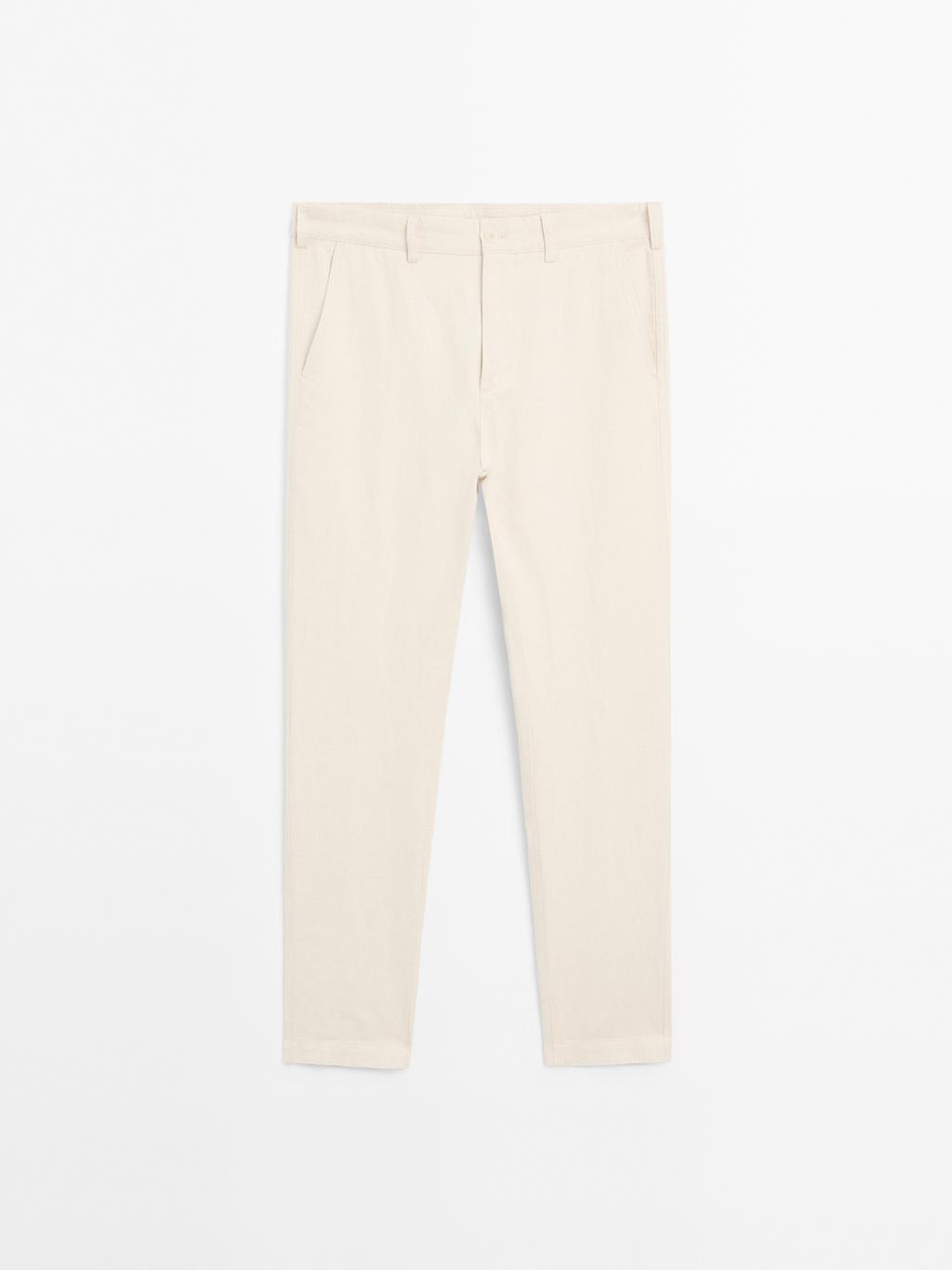 Tapered fit trousers