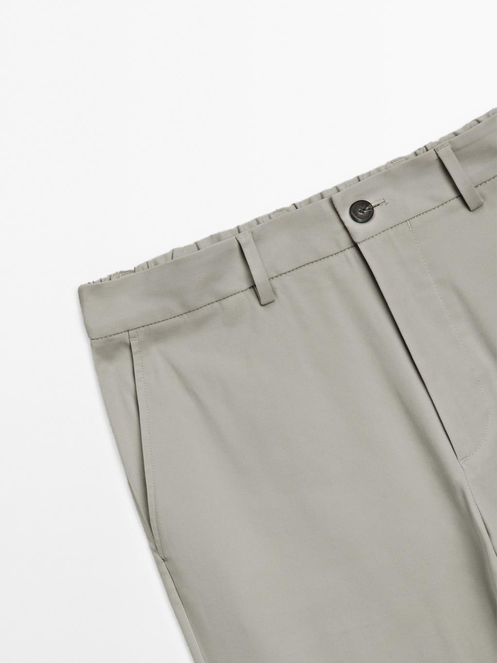 Cotton blend semi joggers