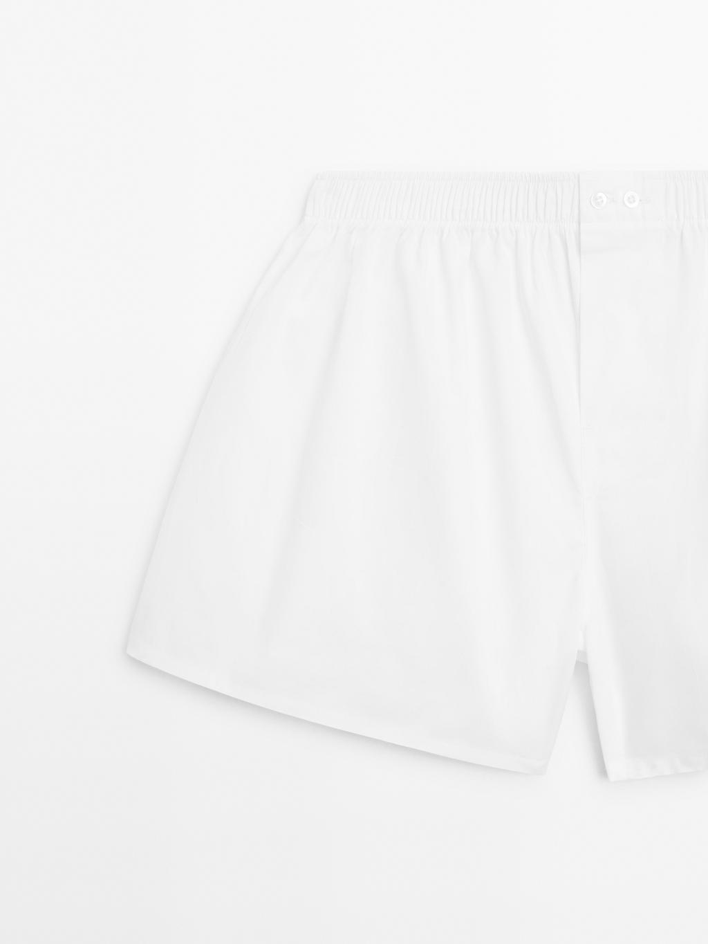 Plain 100% cotton boxers
