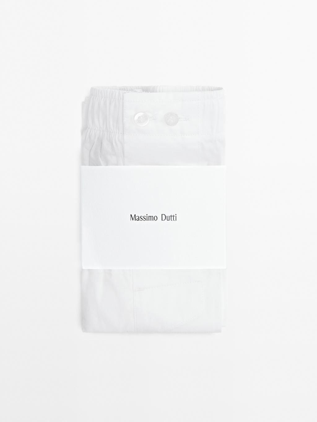 Plain 100% cotton boxers