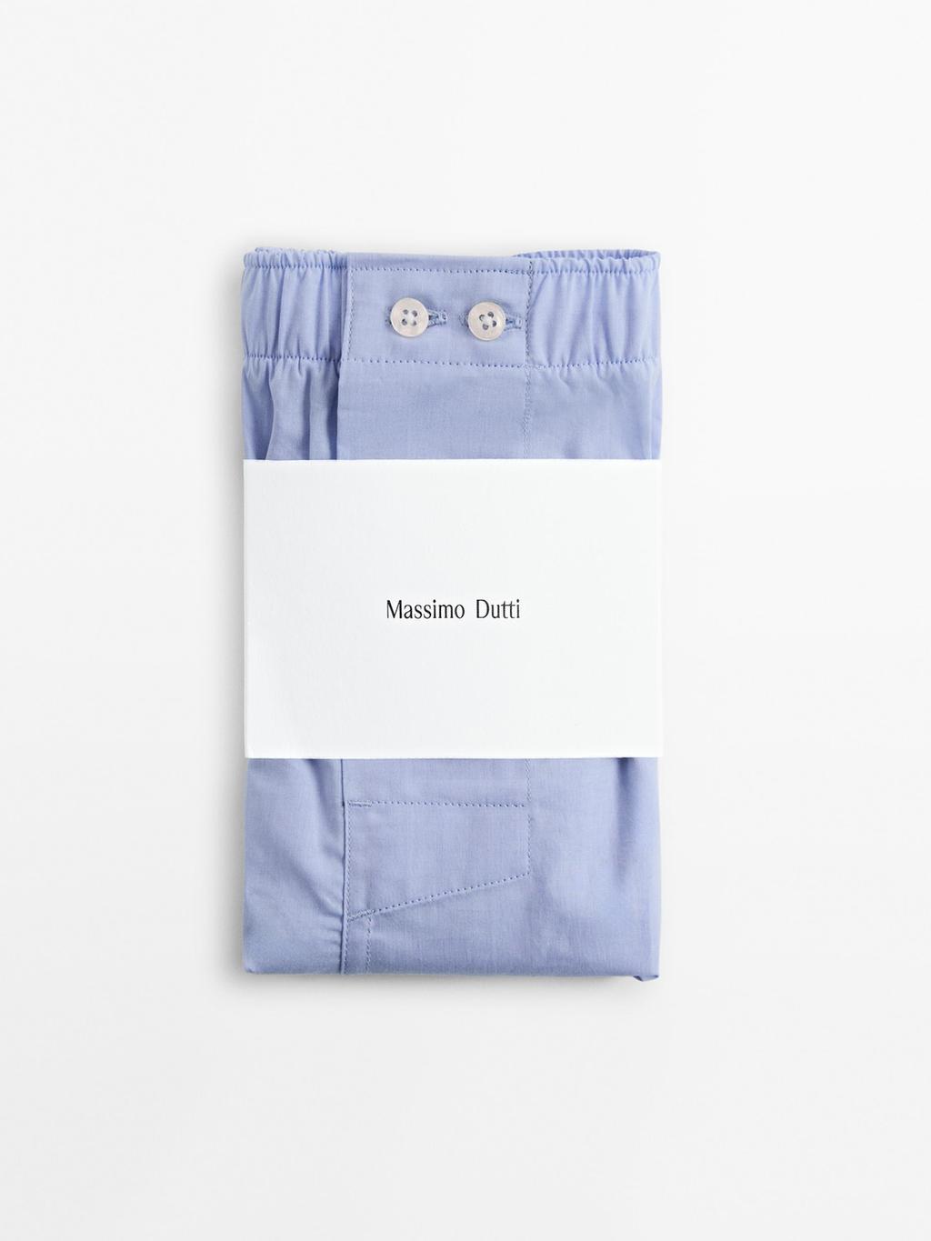 Plain poplin boxers