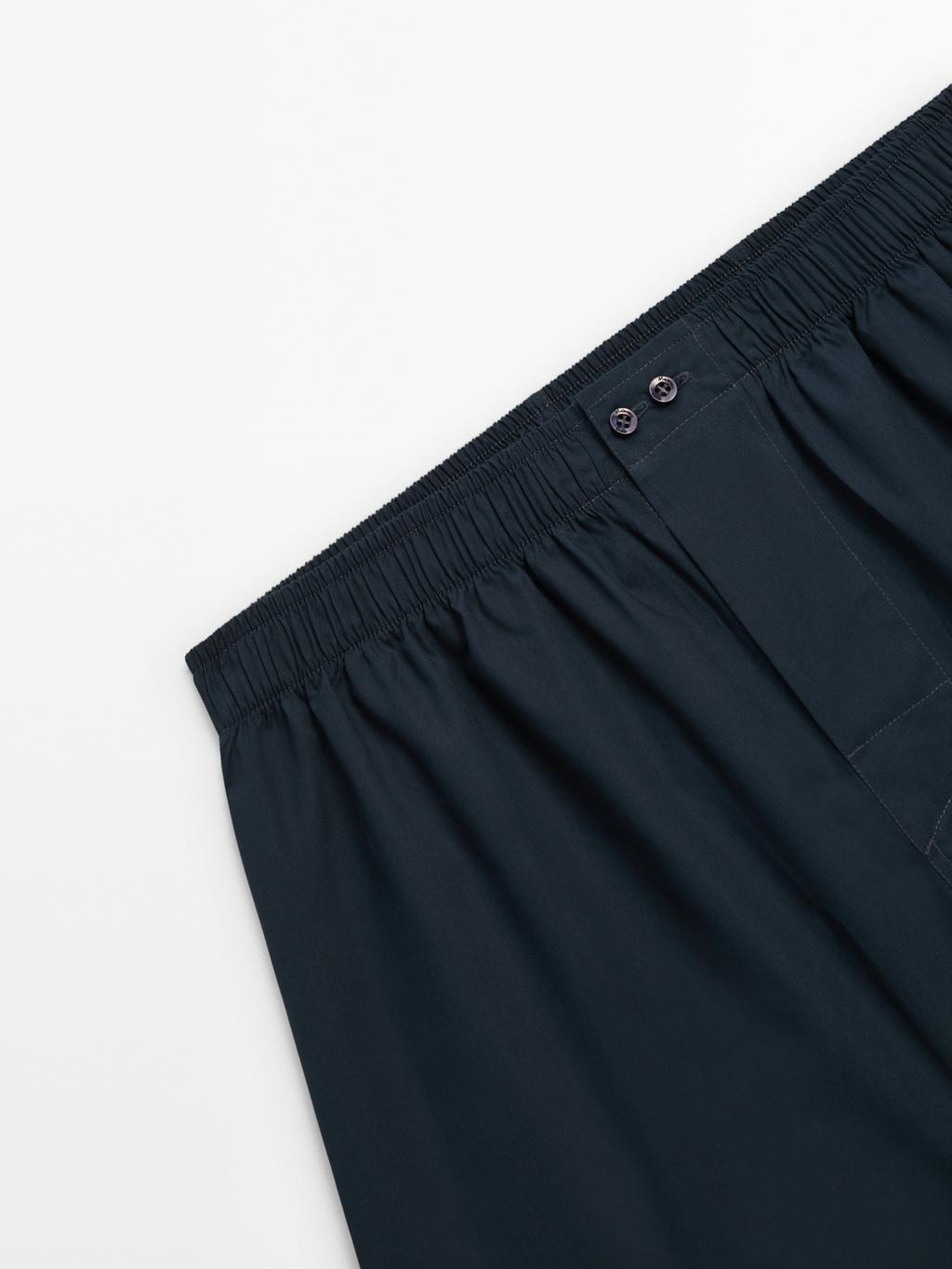 100% cotton poplin boxers
