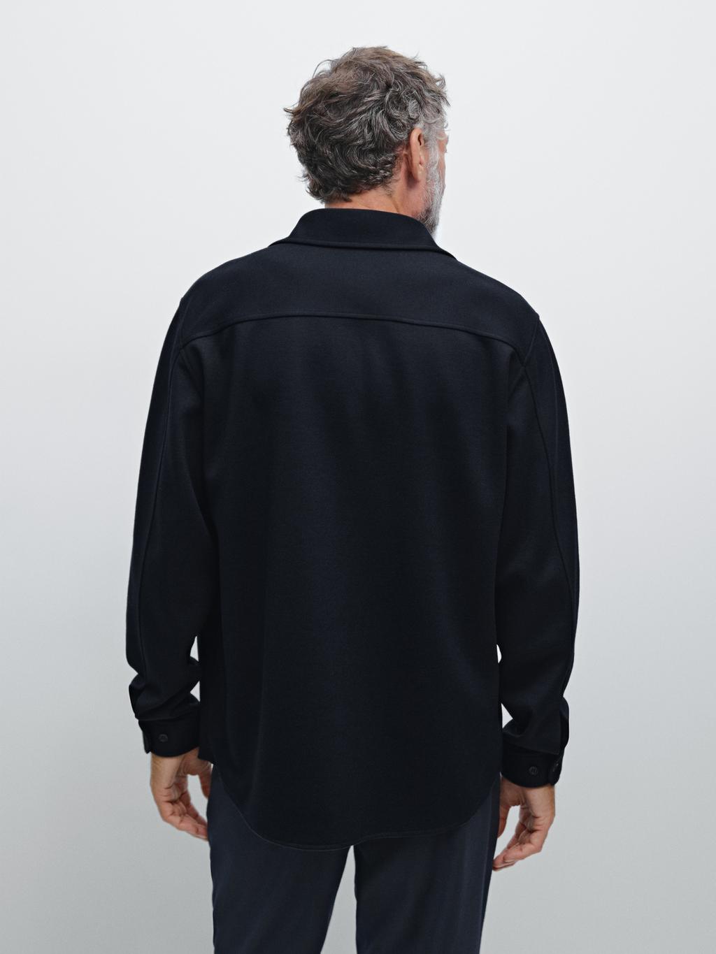Overshirt with chest pockets