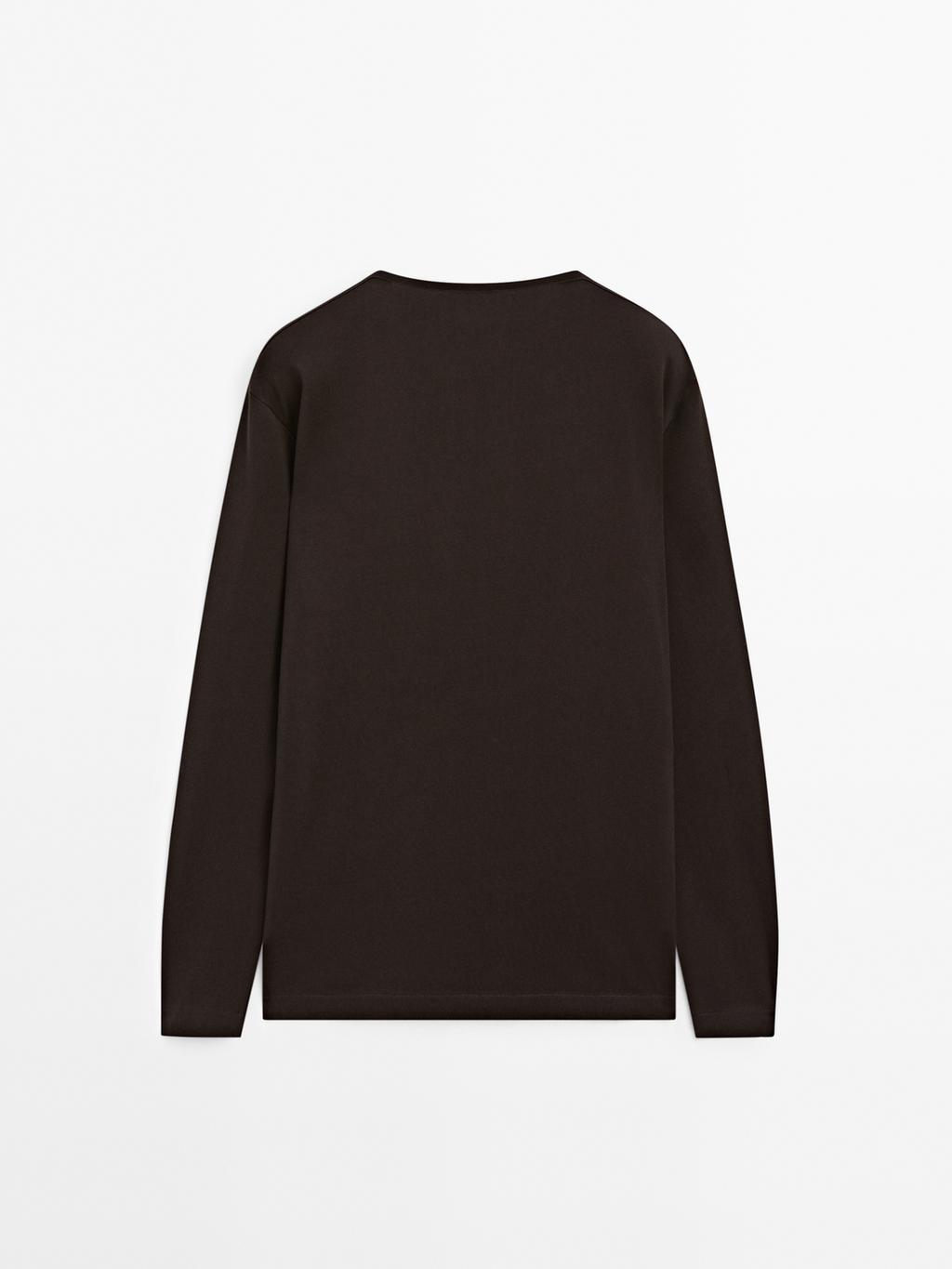 Heavy weight long sleeve T-shirt