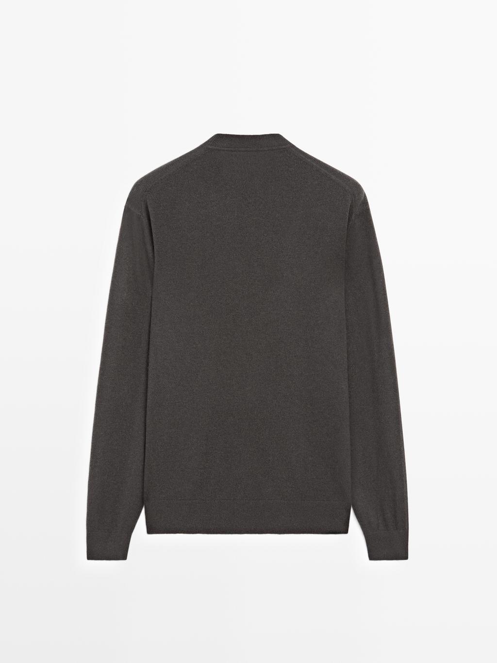 Knit wool and cashmere blend sweater - LIMITED