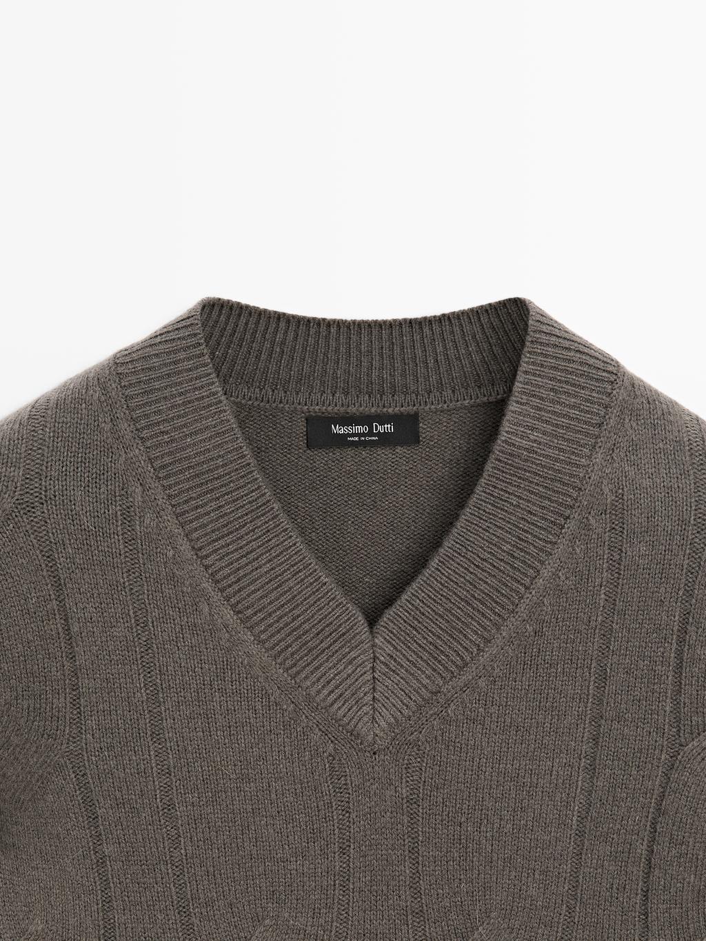 Knit wool blend sweater - LIMITED