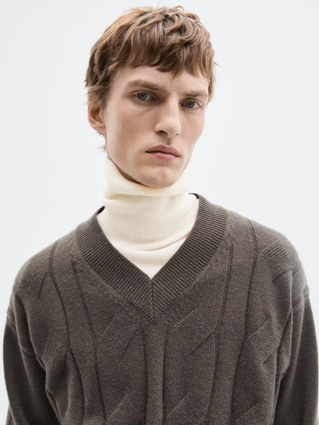 Knit wool blend sweater - LIMITED