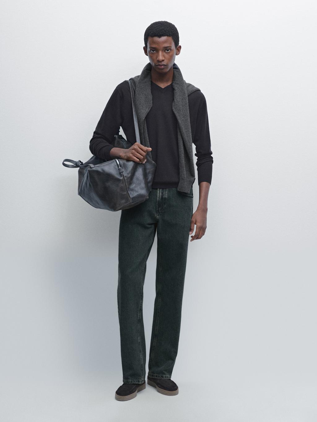 Knit wool blend sweater