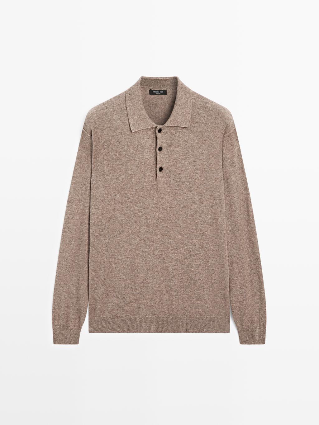 Yak wool blend knit sweater