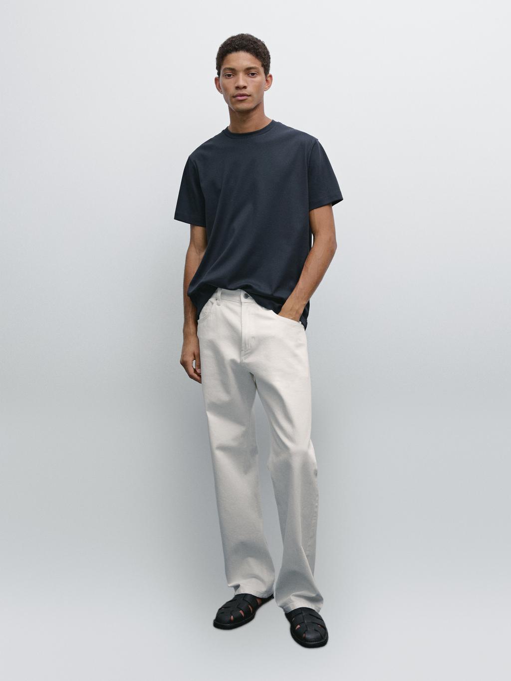 100% mercerised cotton T-shirt