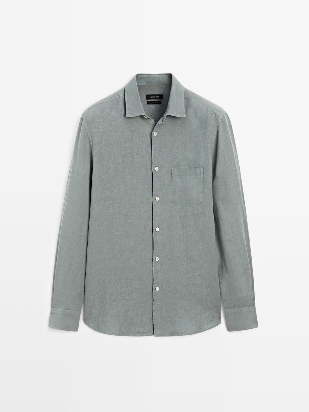 Regular fit shirt with pocket detail