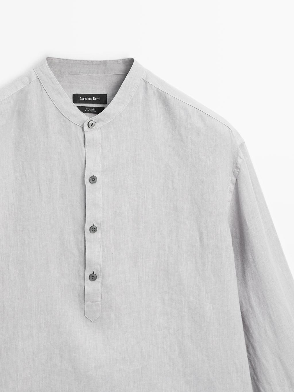 100% linen shirt
