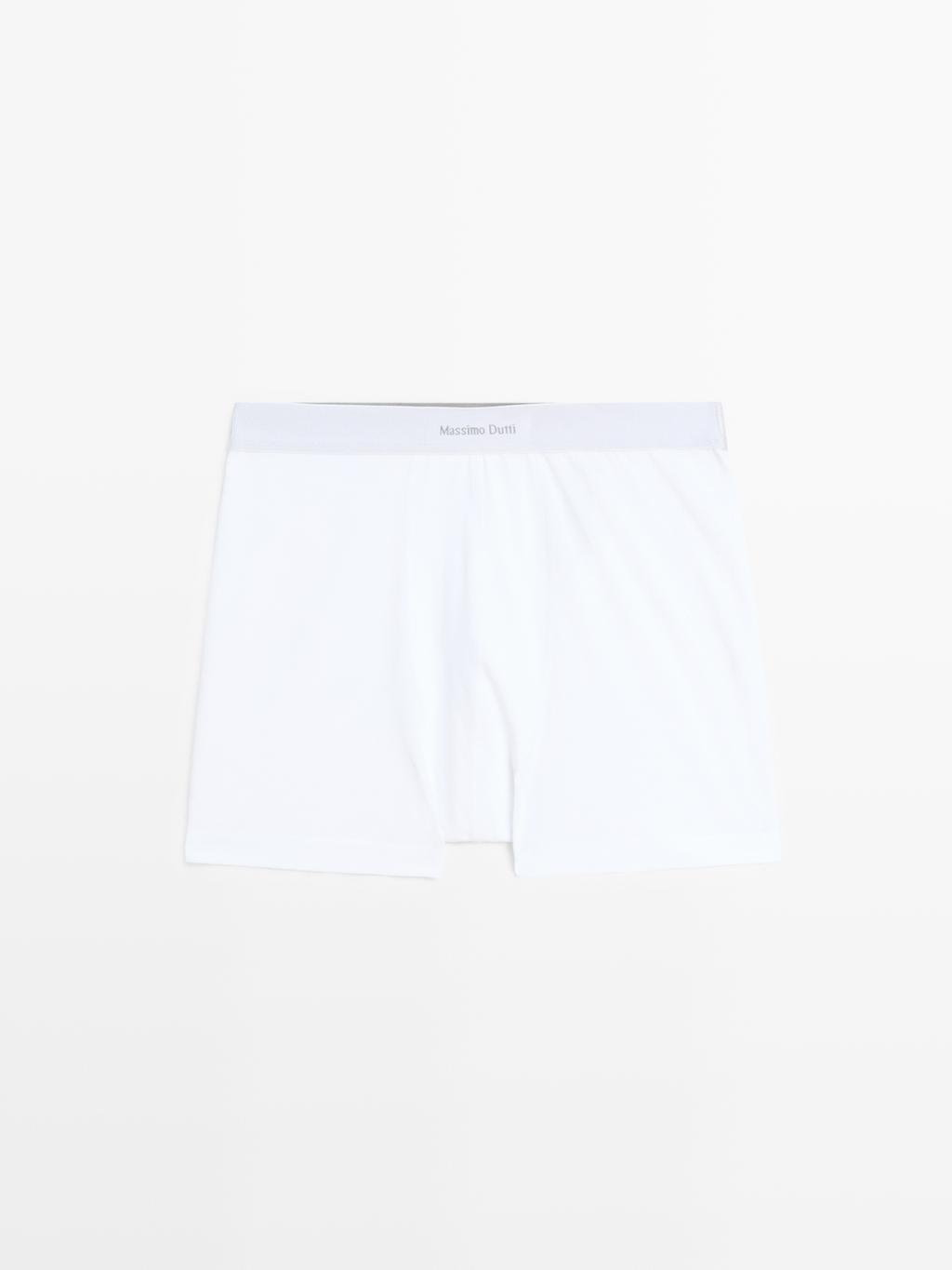 Boxers with logo waistband