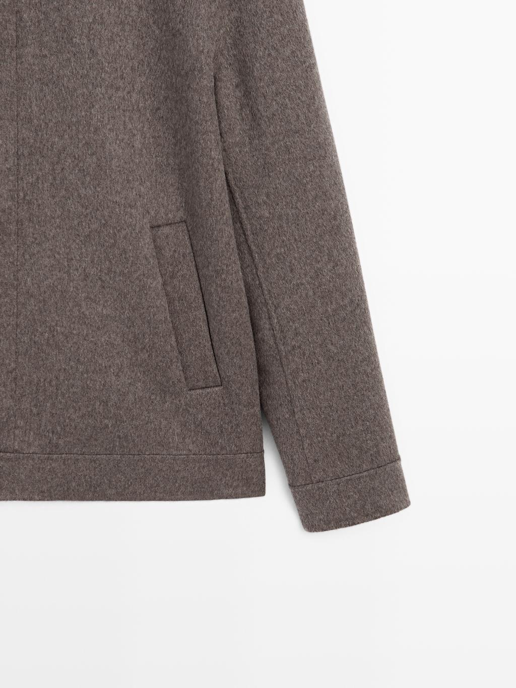 Double wool blend jacket