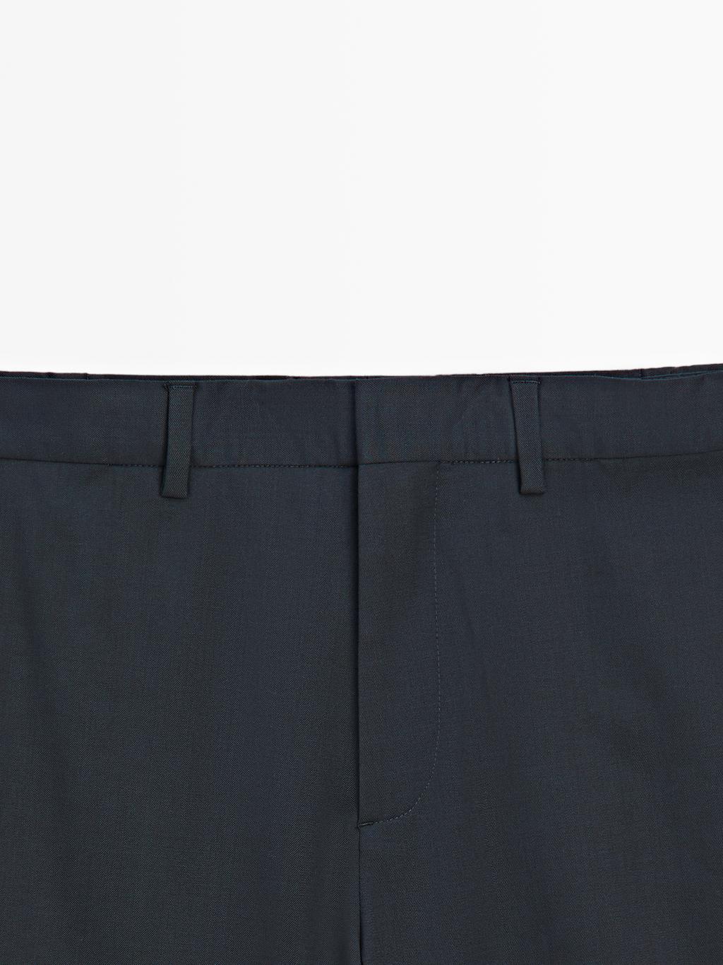 Comfort waist trousers with interior elastic