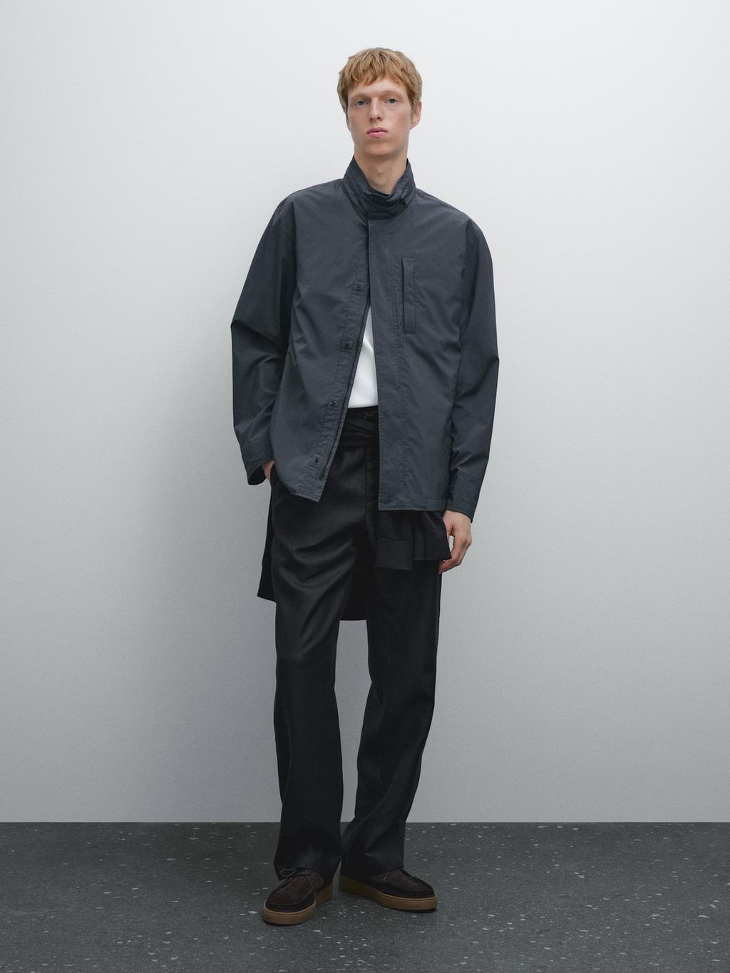 Technical fabric jacket