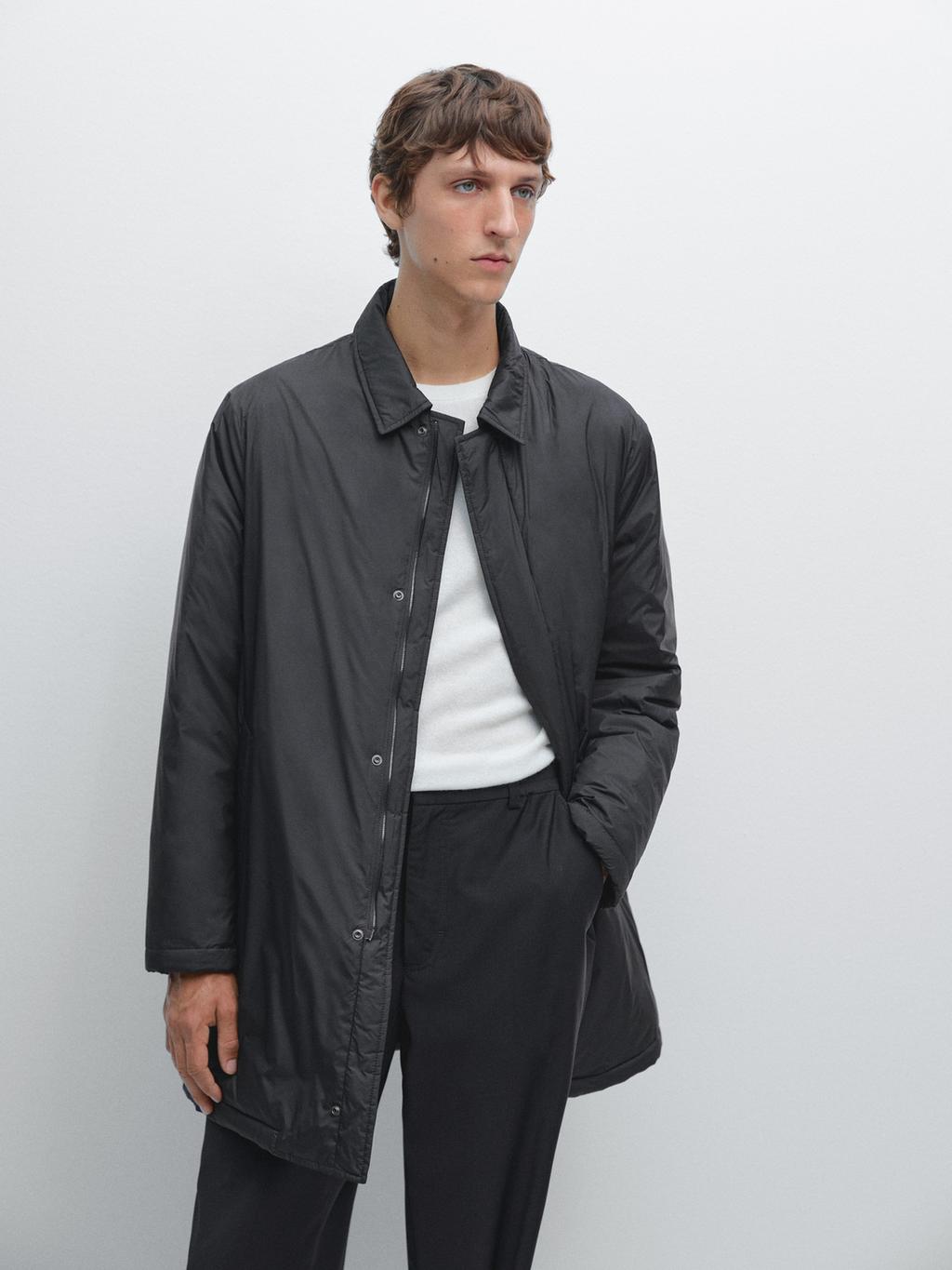 Water-repellent ultra lightweight down blend parka