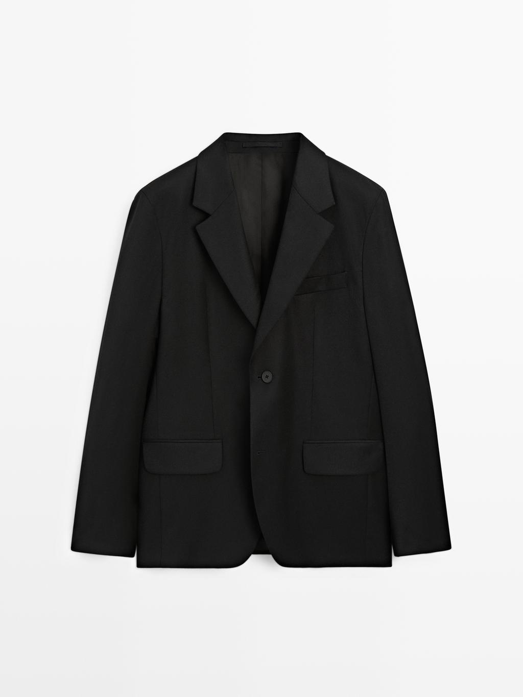 Flannel suit blazer - LIMITED