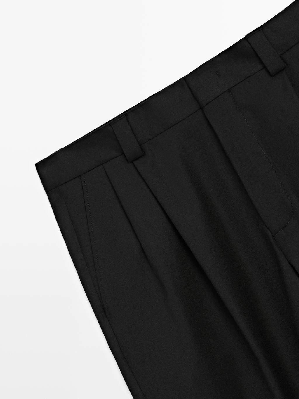 Flannel suit trousers - LIMITED