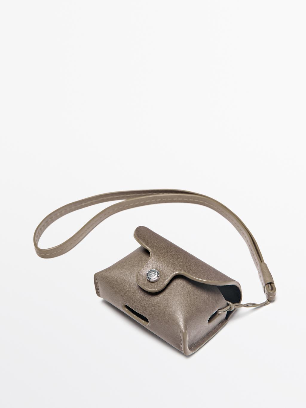 Nappa leather AirPods case