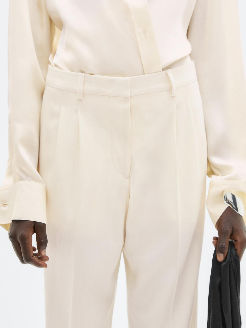 Trousers with double darts - LIMITED