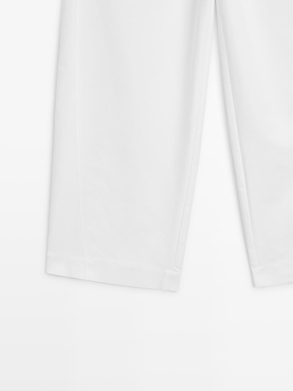 High-waist barrel fit trousers