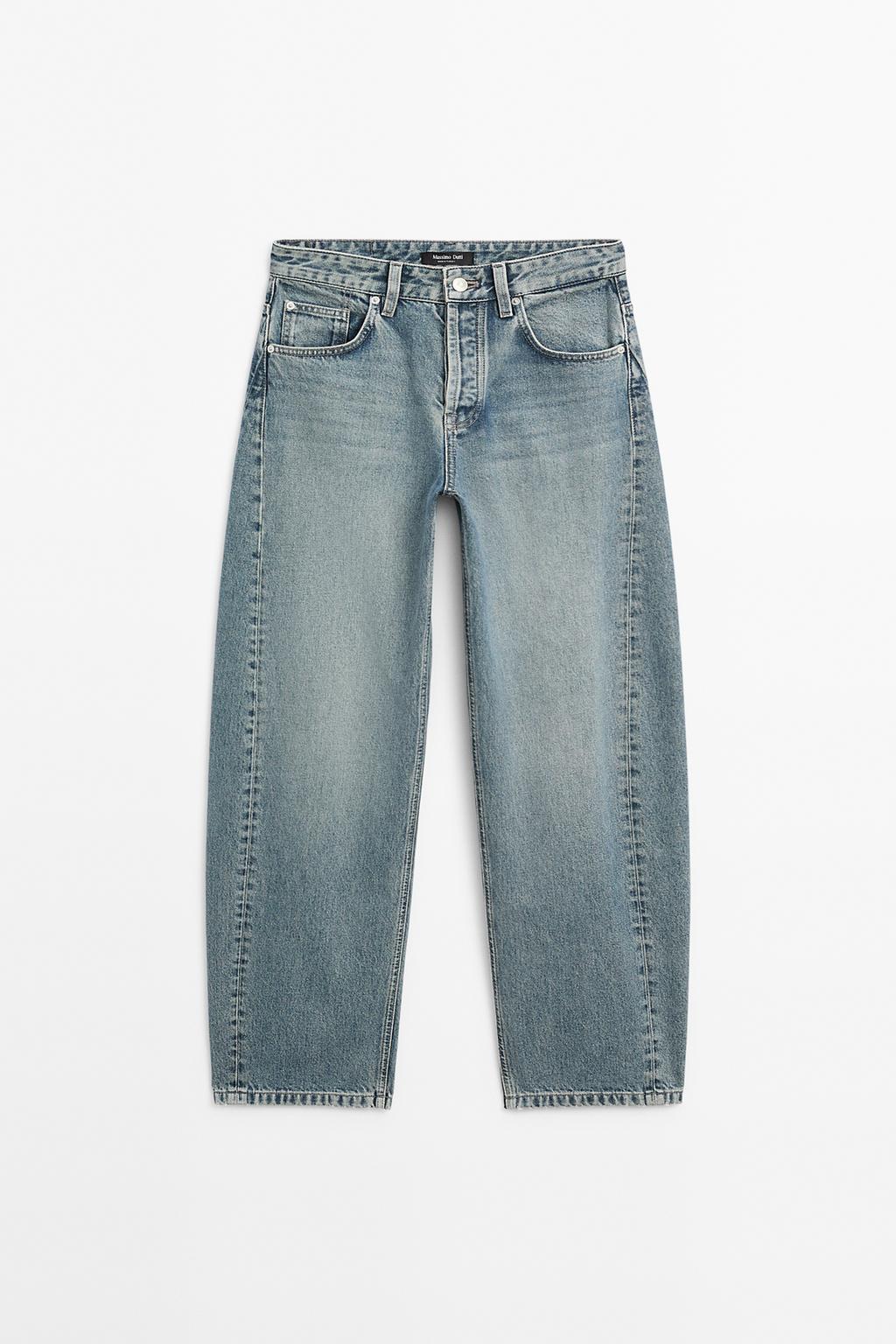 High-waist balloon fit jeans