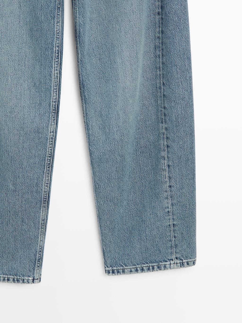 Mid-rise balloon fit jeans