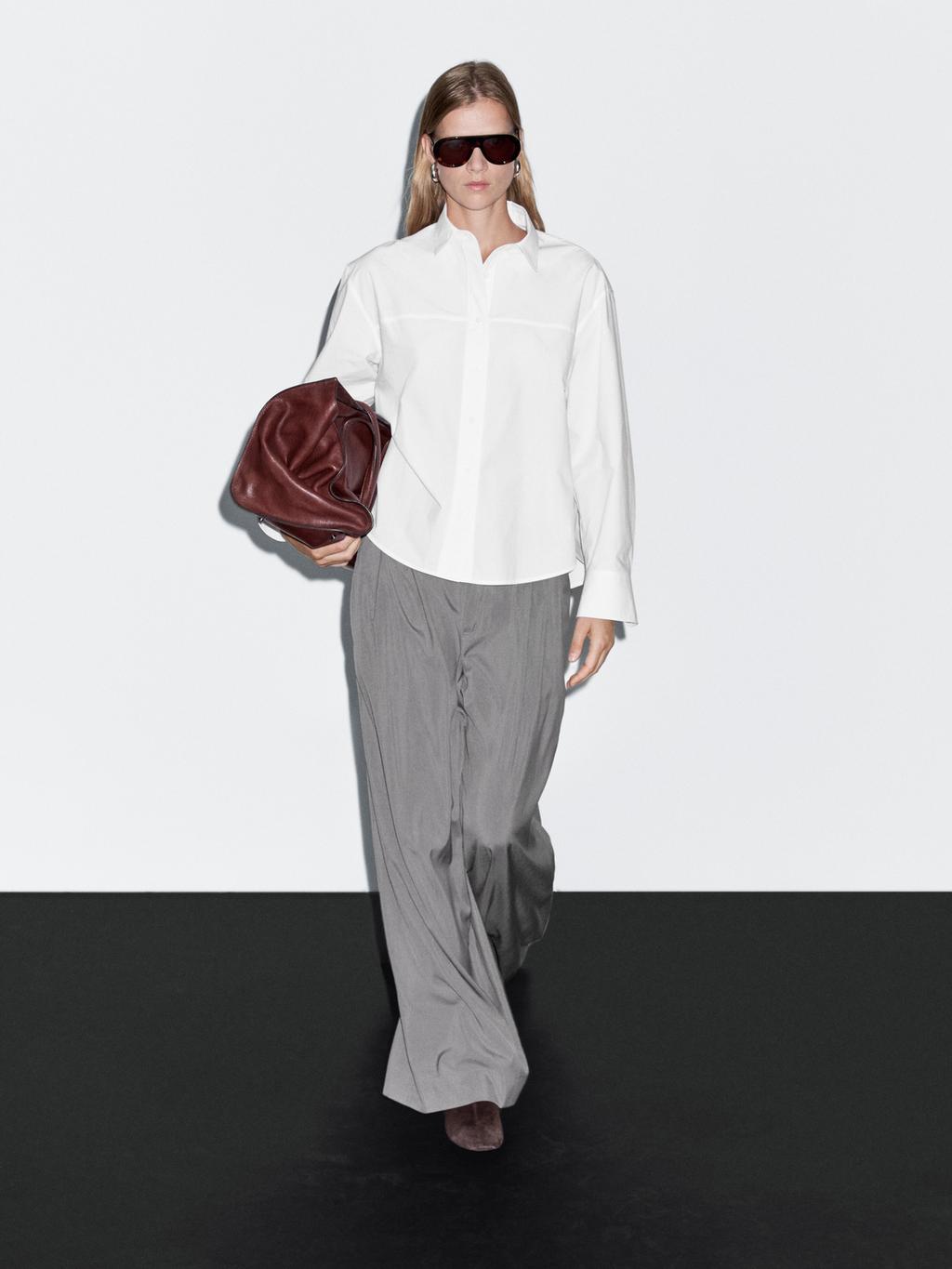 100% cotton shirt with seam detail