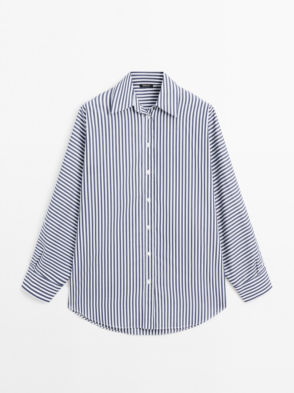 Striped oversize shirt