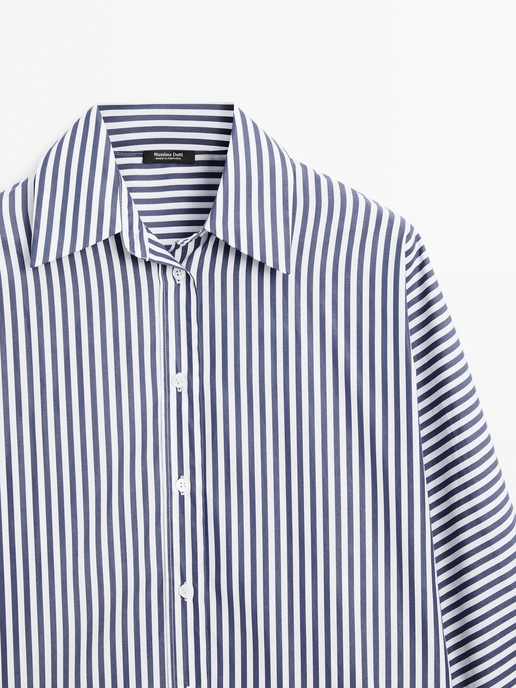 Striped oversize shirt