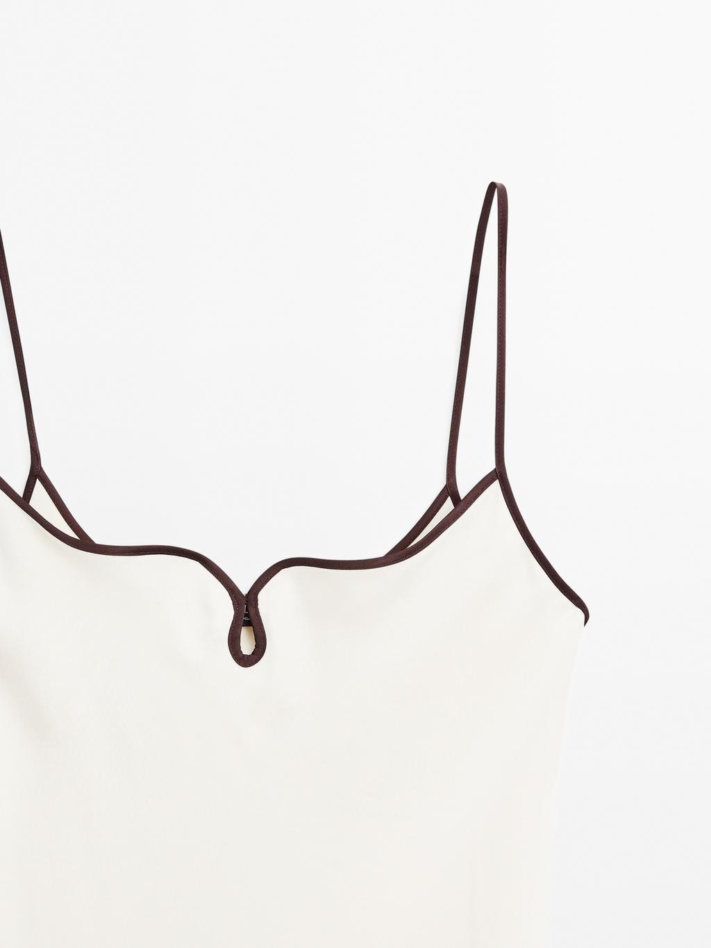 Satin camisole midi dress