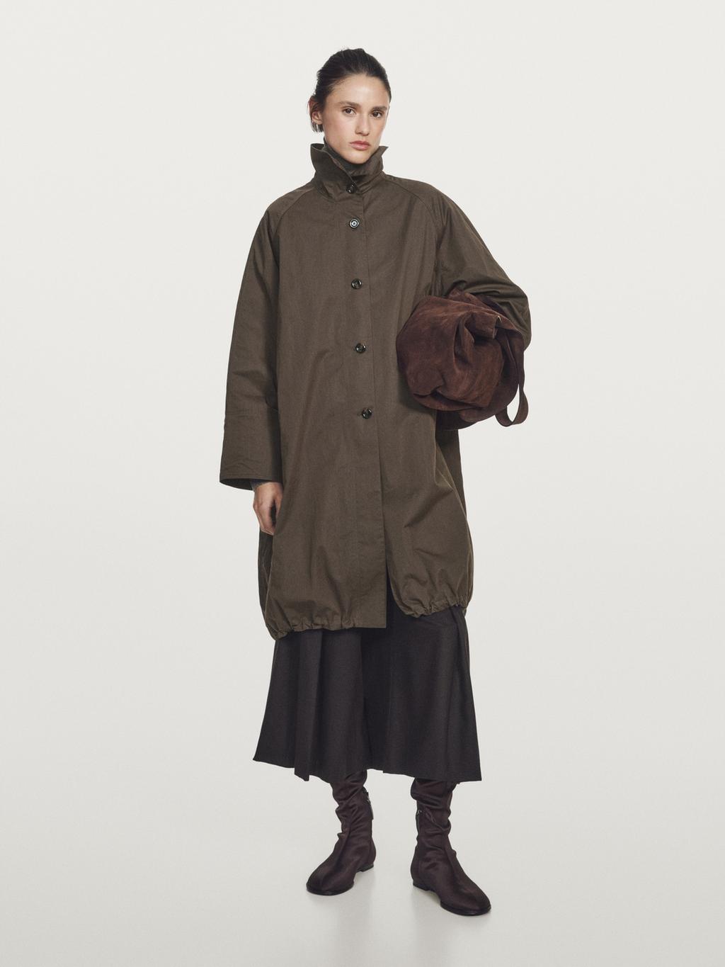 Long parka with detachable gilet