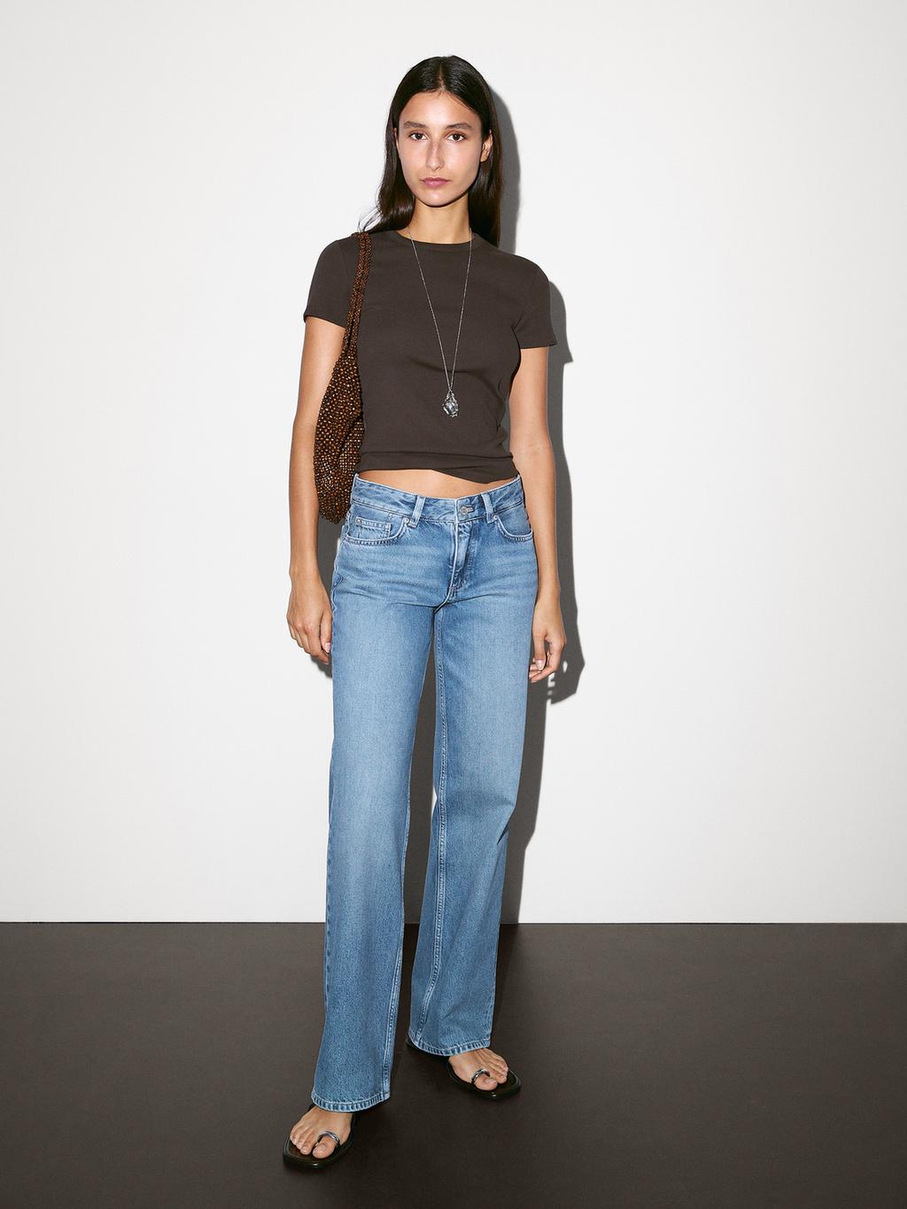 Ribbed heavy weight short sleeve T-shirt