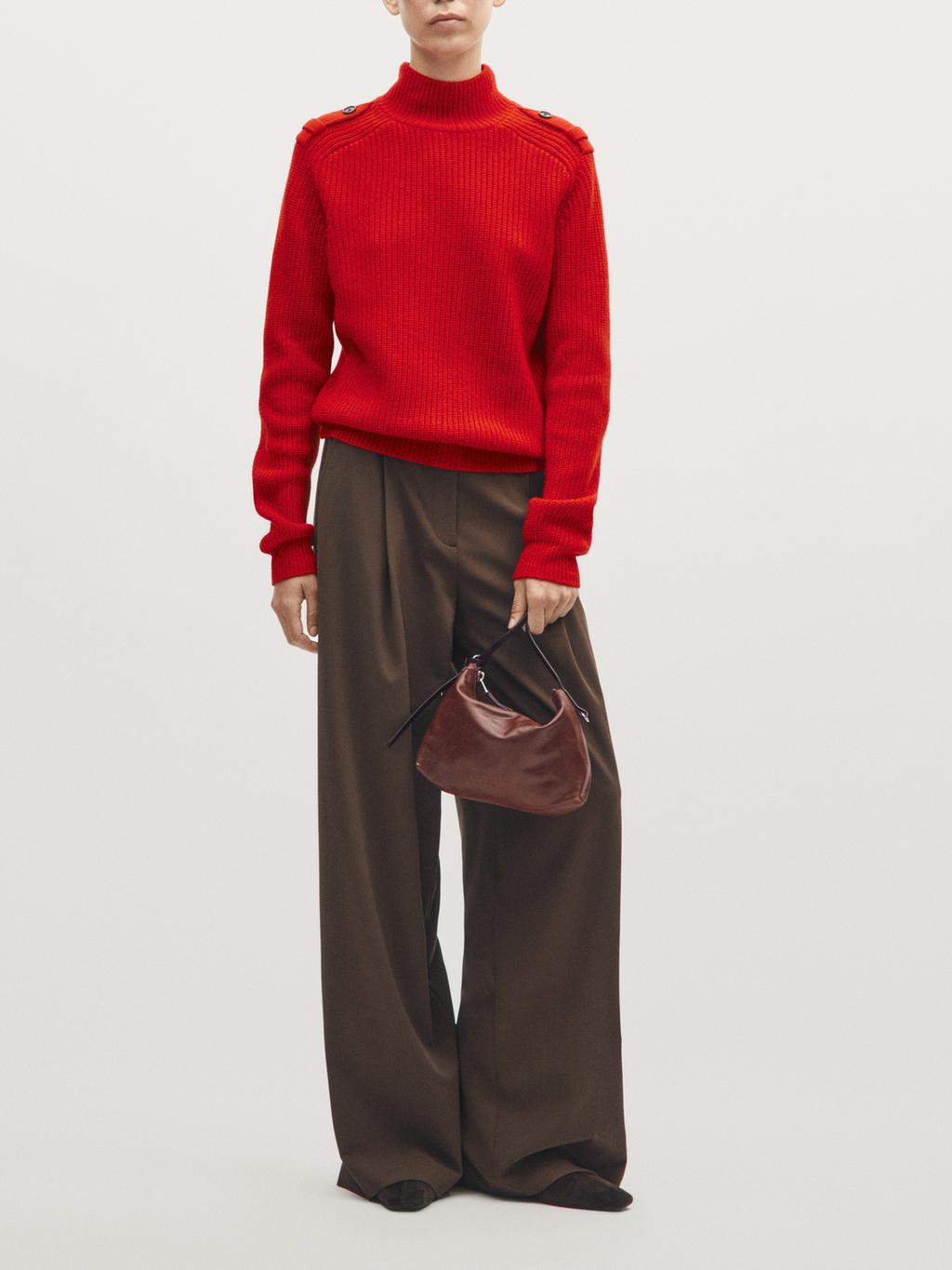 Small nappa leather bag