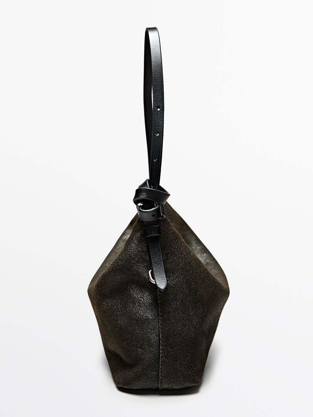 Small nappa leather bag