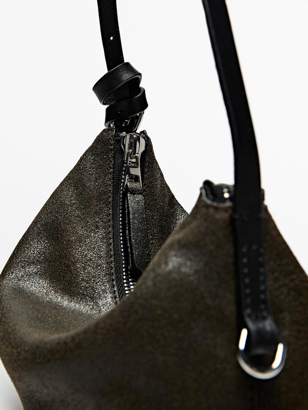 Small nappa leather bag