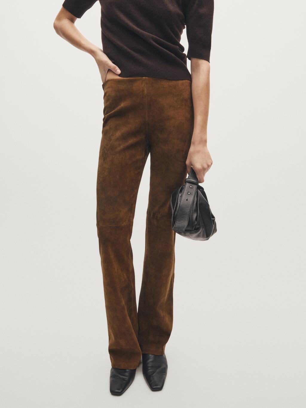 Small nappa leather shoulder bag