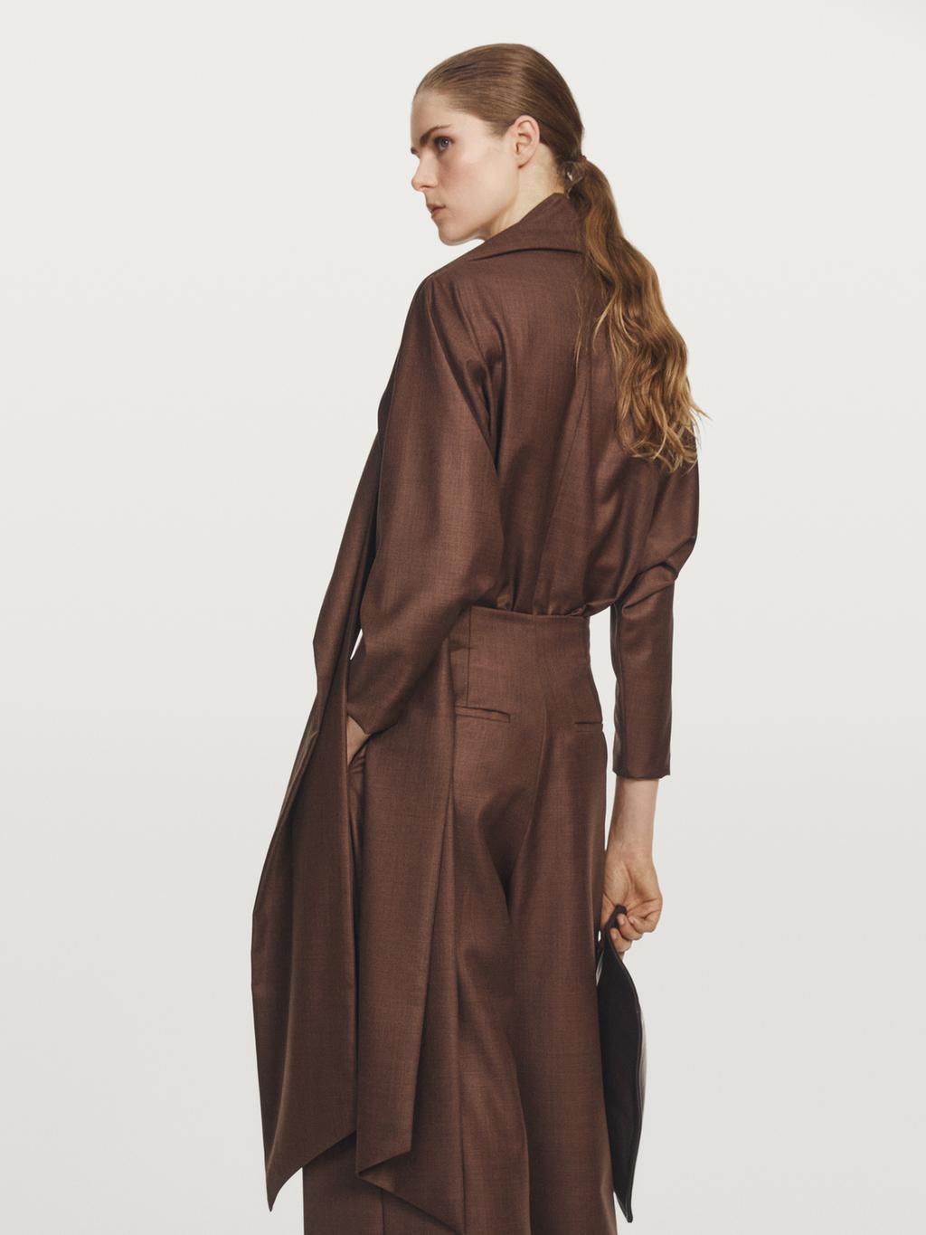 100% wool darted trousers - STUDIO