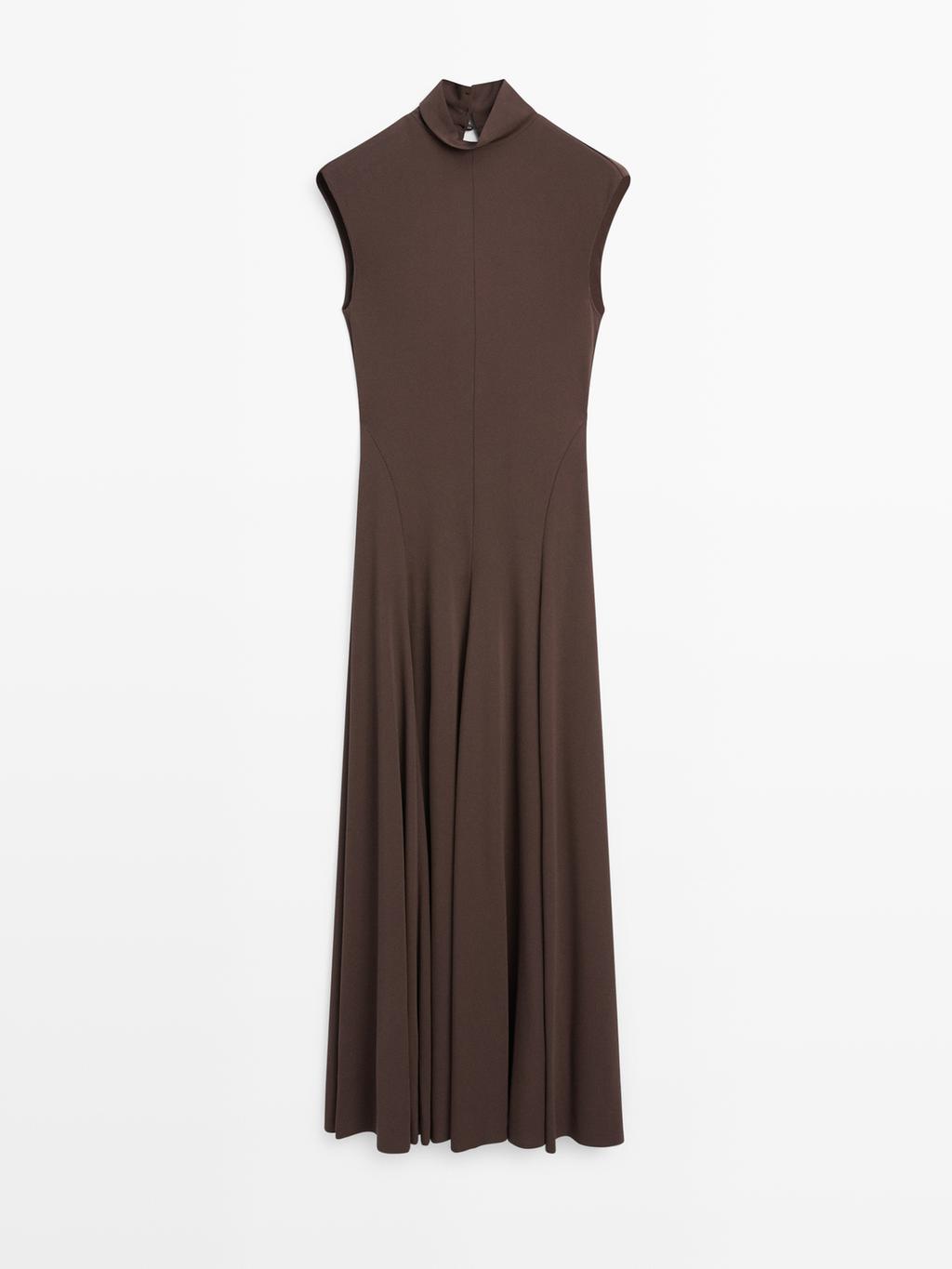 Long high neck dress - STUDIO