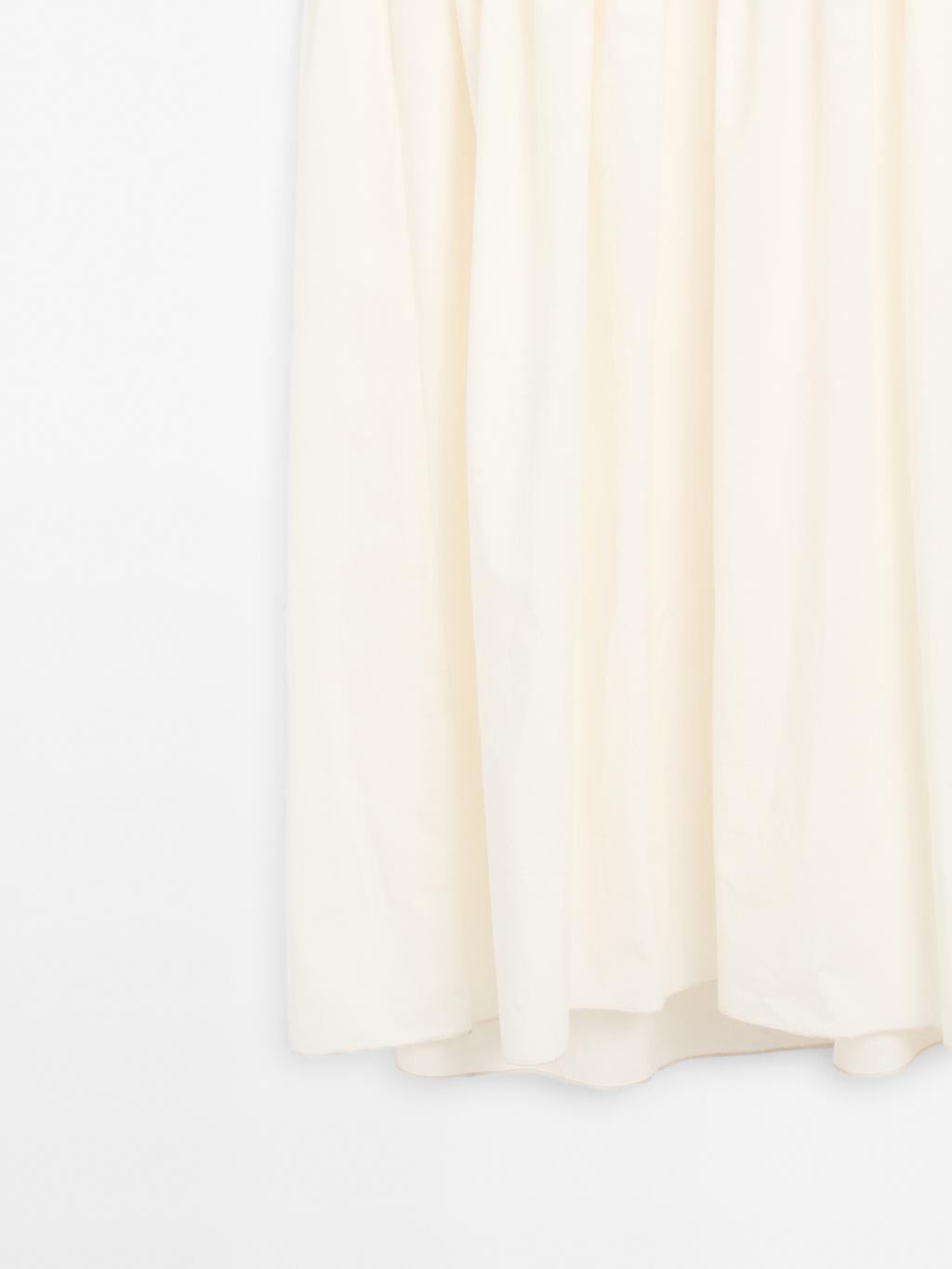 Long contrast dress - STUDIO