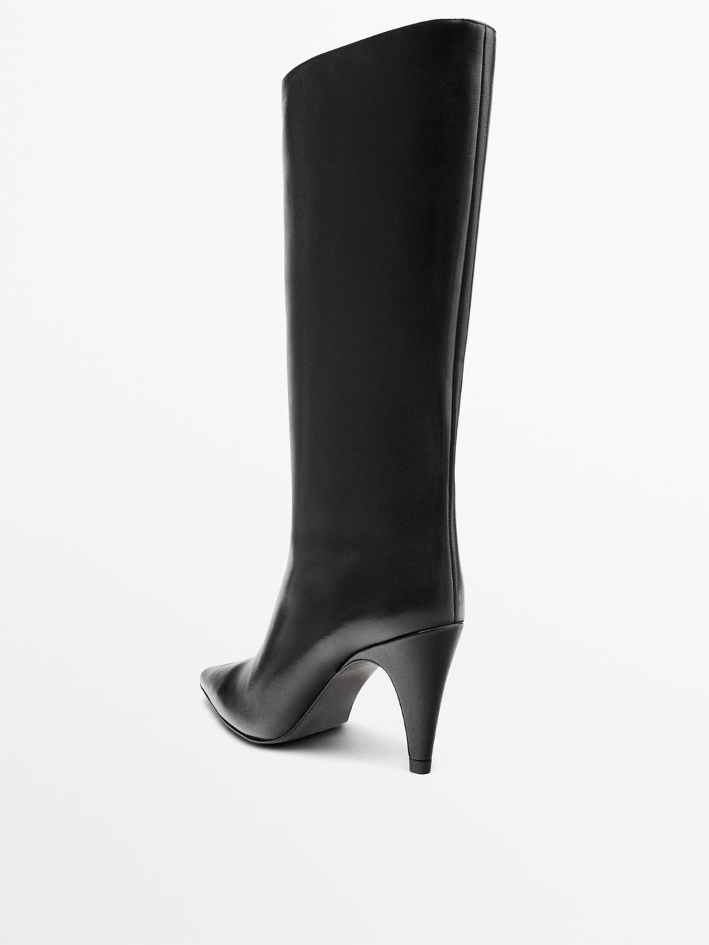 Heeled leather boots - Studio