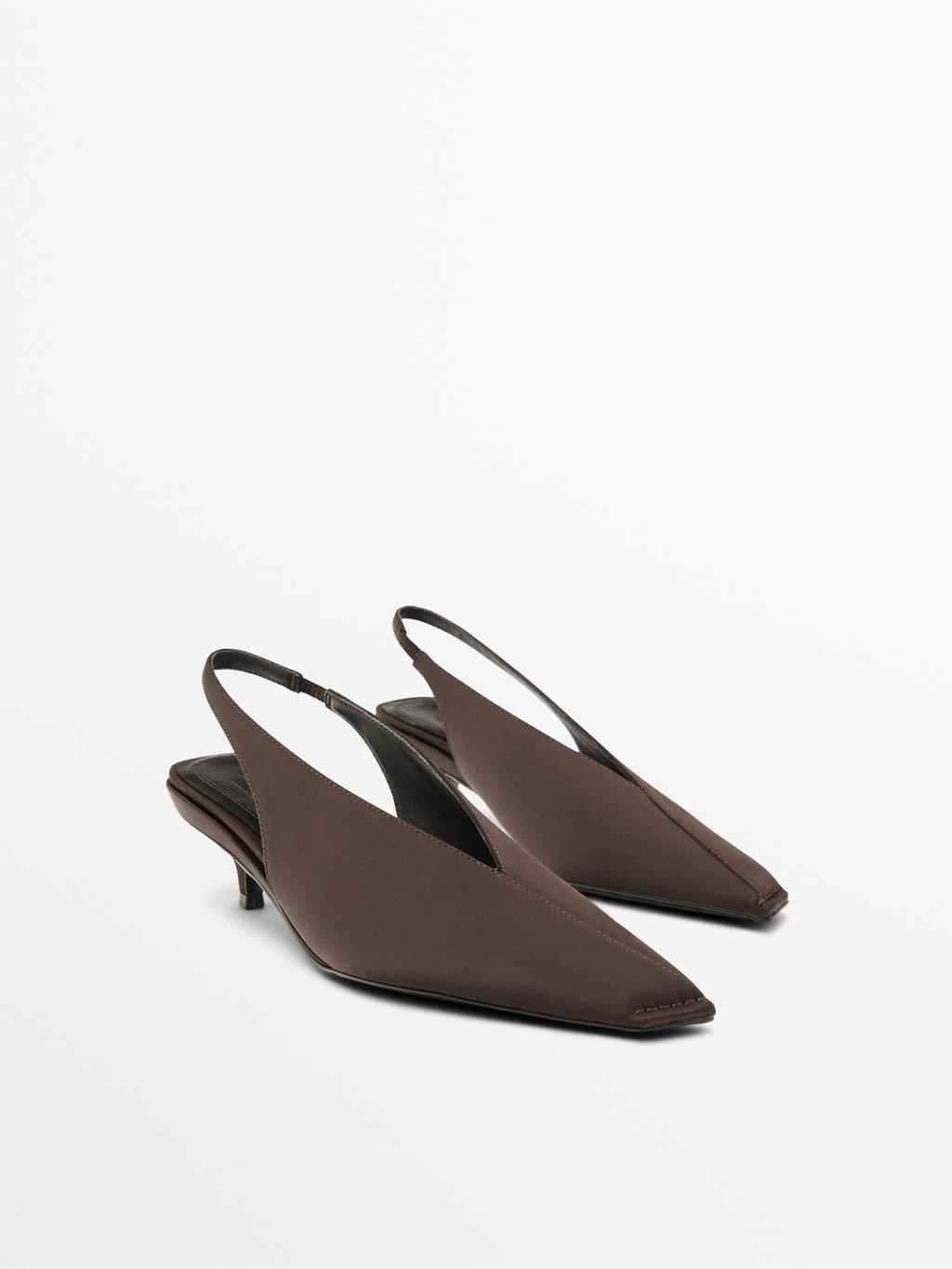 Heeled slingback shoes - LIMITED